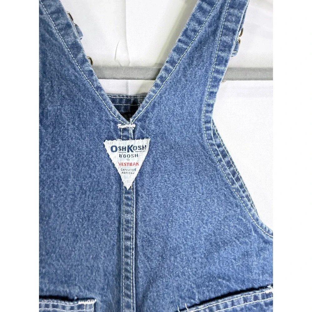 Vintage OshKosh B'Gosh 4T Denim Bib Overalls